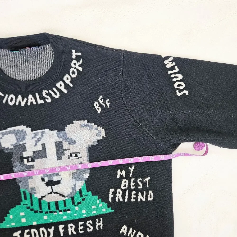 Teddy Fresh Dog Best Friend Sweater Mens Wms Medium Unisex Puppy Pet - Picture 6 of 8